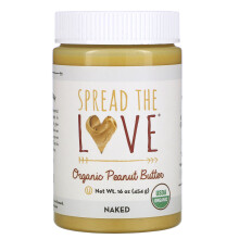 Spread The Love, Bio-Erdnussbutter, Naked, 16 oz (454 g)