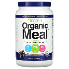 Orgain, Bio Mahlzeit, All-in-One Nährstoffpulver, Cremiger Schokoladen-Fudge, 2,01 lbs (912 g)