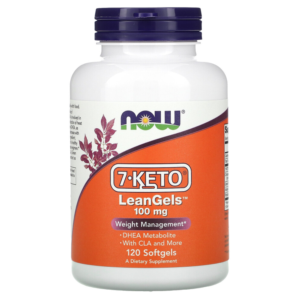 Now Foods, 7-Keto LeanGels, 100 mg, 120 Softgels