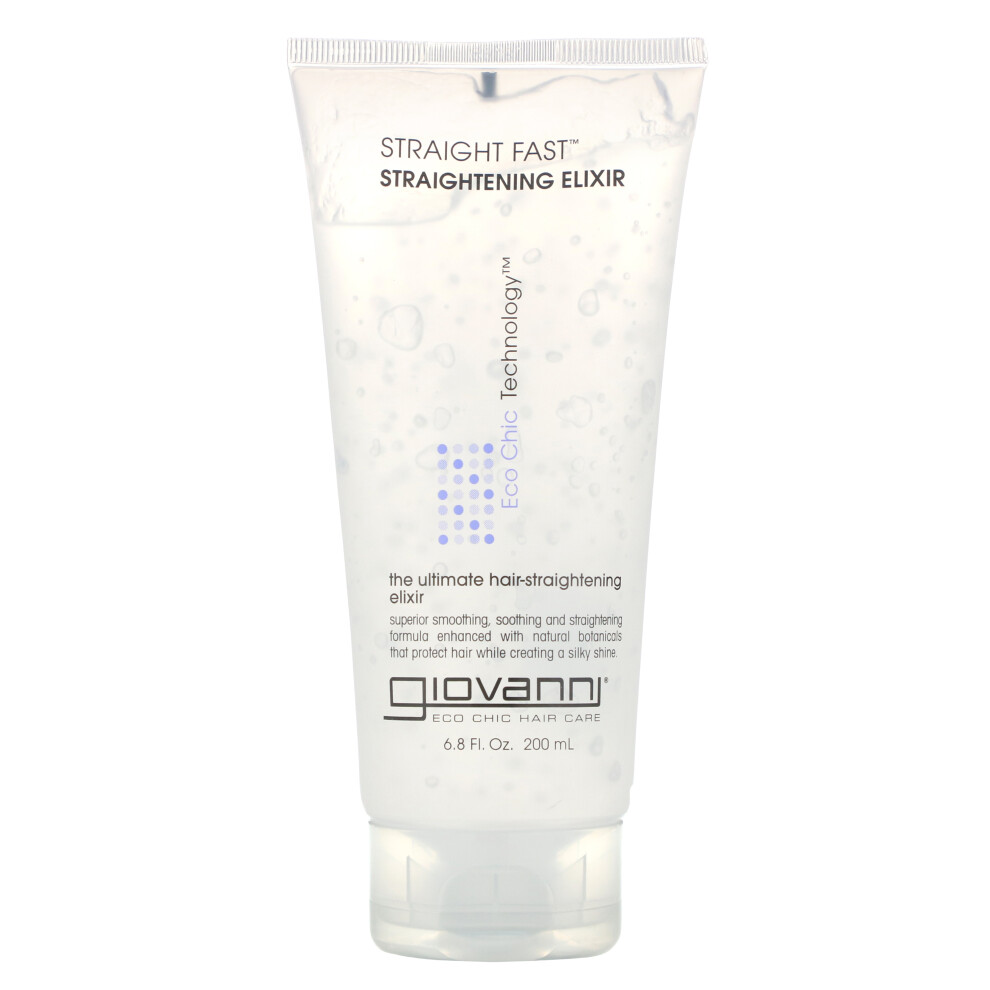 Giovanni , Straight Fast, Straightening Elixir, 6.8 Oz (200 Ml)