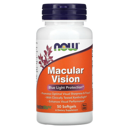 NOW Foods Macular Vision 50 Cápsulas Mole Now Foods