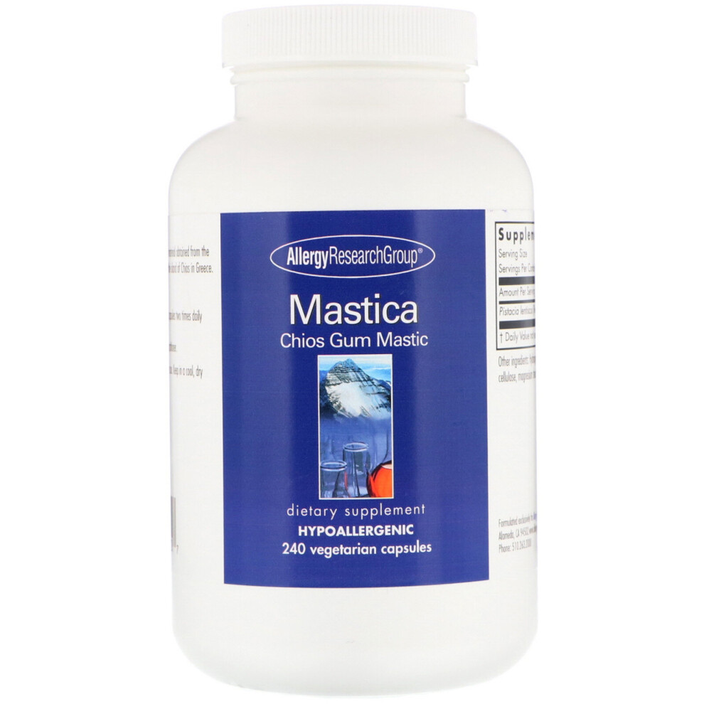 Allergy Research Group , Mastica, Chios Gum Mastic, 240 Vegetarian Capsules