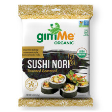 gimMe, Nori pour sushis, feuilles d'algues, 0,81 oz (23 g)
