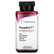 LifeSeasons, Pausitivi-T, Menopause Support, 60 Vegetarian Capsules