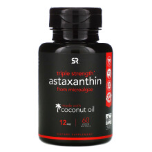 Sports Research, Astaxanthin, 12 mg, 60 vegetarische Weichkapseln