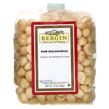 Bergin Fruit and Nut Company, Rohe Macadamianüsse, 16 Unzen (454 g)
