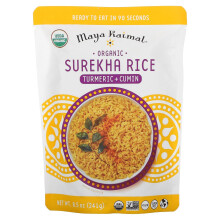 Maya Kaimal, Organic Surekha Rice, Turmeric + Cumin, 8.5 oz (241 g)