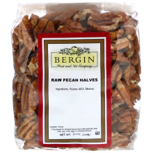 Bergin Fruit and Nut Company, Rohe Pekannusshälften, 12 Unzen (340 g)