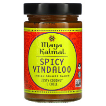 Maya Kaimal, Scharfes Vindaloo, Indische Kochsauce, Scharf, Würzig Kokos & Chili, 12,5 oz (354 g)