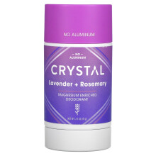 CRYSTAL, Magnesium-angereichertes Deodorant, Lavendel + Rosmarin, 2,5 Unzen (70 g)