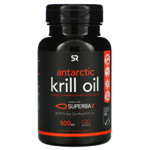 Sports Research, Huile de Krill Oméga-3, Mini-Gélules, 500 mg, 120 Gélules