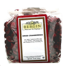 Bergin Fruit and Nut Company, Getrocknete Cranberries, 12 oz (340 g)