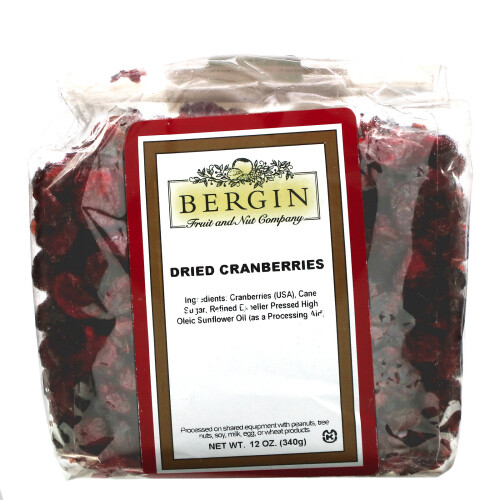 Bergin Fruit and Nut Company, Getrocknete Cranberries, 12 oz (340 g)