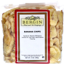 Bergin Fruit and Nut Company, Chips de Banane, 9 oz (255 g)