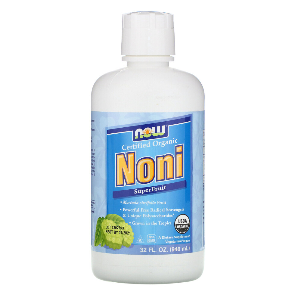 Now Foods , Certified Organic, Noni, Superfruit, 32 Fl Oz (946 Ml)