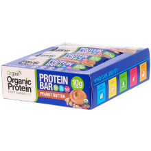 Orgain, Bio Pflanzenbasierter Proteinriegel, Erdnussbutter, 12 Riegel, je 1,41 oz (40 g)