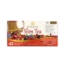 Hyleys Tea, Chá Hyleys, Chá para Magra, Coleções de Chás Assortidas, 42 Sacos de Chá em Fôrma de Fôlha, 0.05 oz (1.5 g) Cada