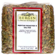 Bergin Fruit and Nut Company, Pepitas Grillées et Salées, 14 oz (397 g)