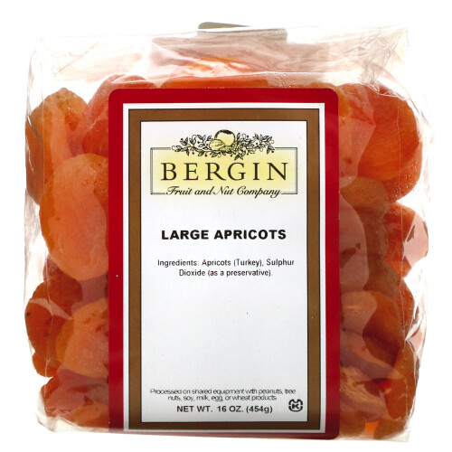 Bergin Fruit and Nut Company, Gros Abricots, 16 oz (454 g)