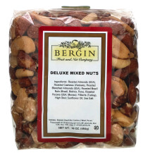 Bergin Fruit and Nut Company, Deluxe Gemischte Nüsse, 16 oz (454 g)