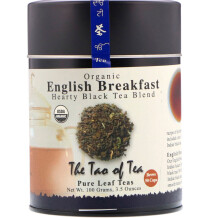 Le Tao du Thé, Mélange de Thé Noir Réconfortant Biologique, English Breakfast, 3,5 oz (100 g)