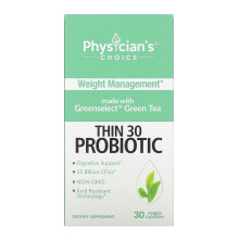 Physician's Choice, Thin 30 Probiotikum, 15 Milliarden KBE, 30 Kapseln