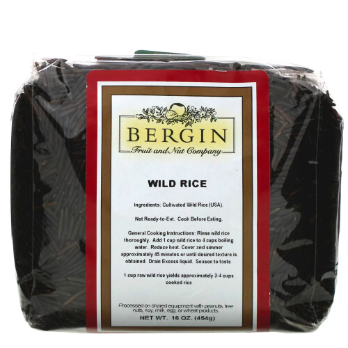 Bergin Fruit and Nut Company, Wildreis, 16 oz (454 g)