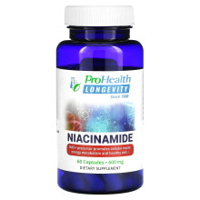 ProHealth Longevity, Niacinamid, 600 mg, 60 Kapseln