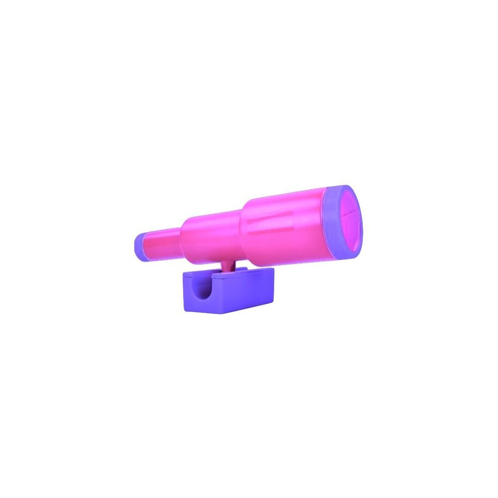 Rebo Garden Climbing Frame Accessories Plastic Telescope - Pink