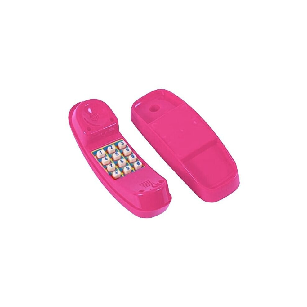 Rebo Garden Climbing Frame Accessories - Plastic Play Phone - Pink