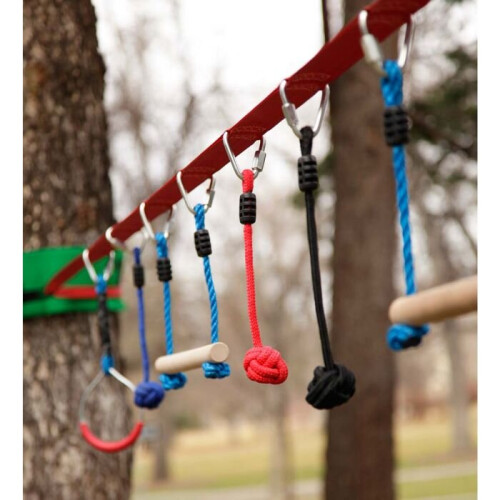 Rebo Rebo Ninja Line Garden Slackline Training Obstacle Course - 14FT Line 2