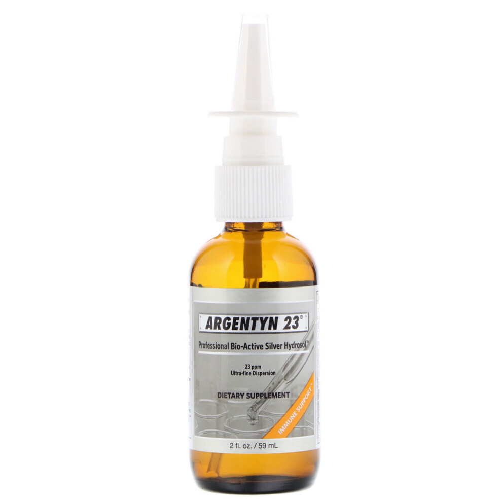 Sovereign Silver , Argentyn 23, Professional Bio-Active Silver Hydrosol, 2 Fl Oz (59 Ml)