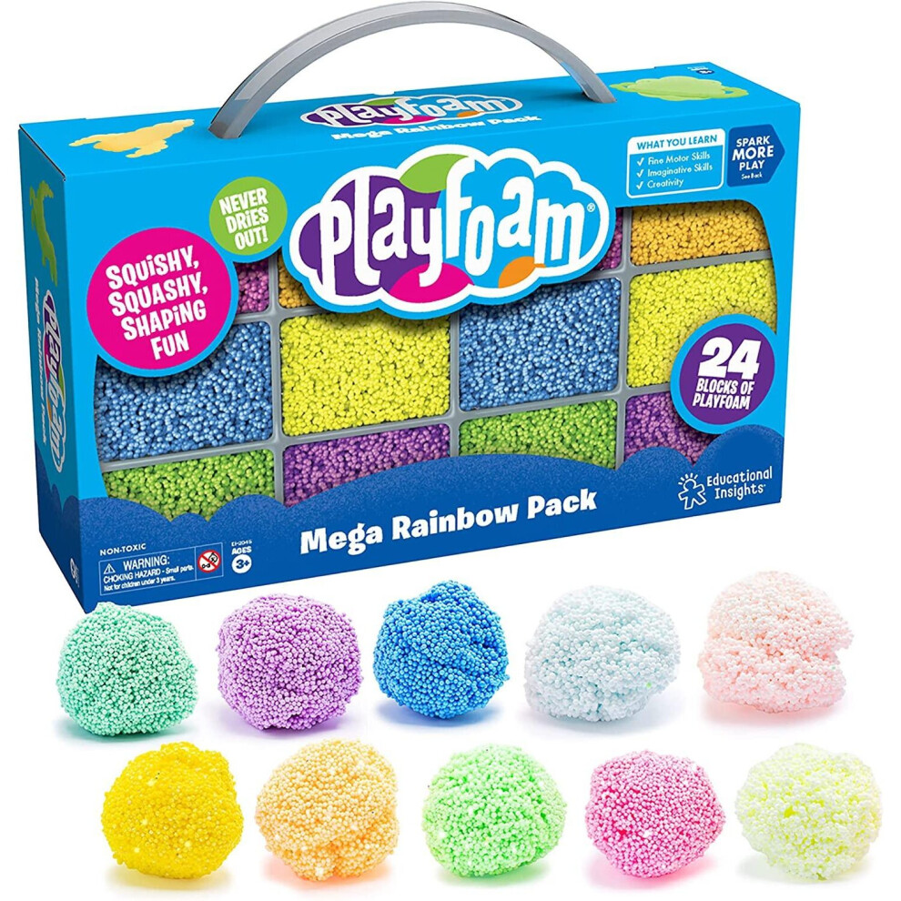 Learning Resources Playfoam Mega Rainbow Pack