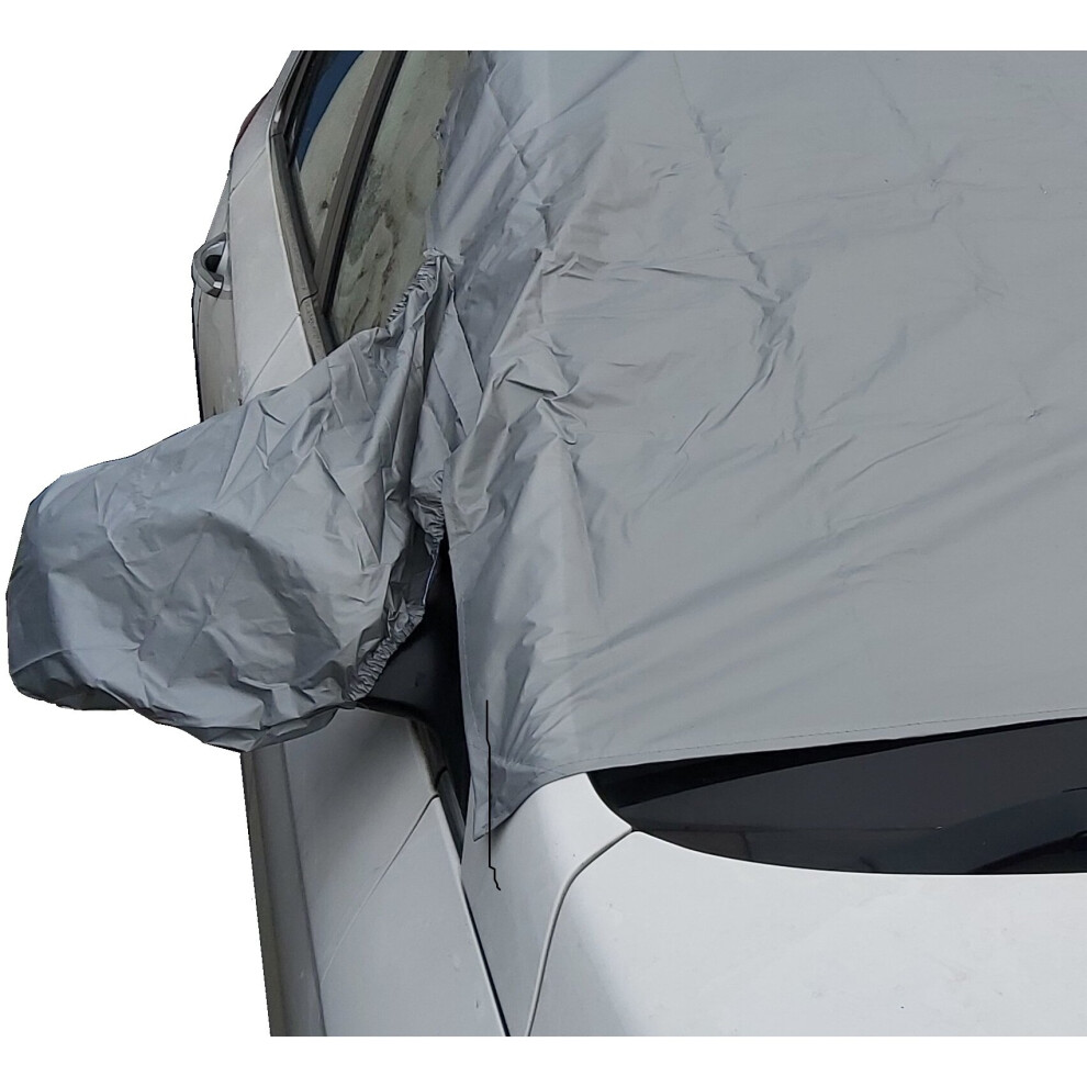 Magnetic Car Windscreen Frost Ice Snow Protector Cover & Wing Mirror Sun Shield 5055257553361