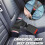 (Black) 2 Pack Universal Car Seat Belt Extender Adjustable Seat Belt Extension Strap 23cm 2