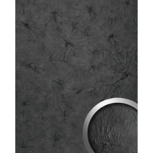 WallFace 24963 LOTUS CLASSY Black Wall panel floral semi-gloss anthracite 2,6 m2