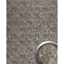 WallFace 24973 LAVA VINTAGE Gold Wall panel stone look shiny platinum 2,6 m2