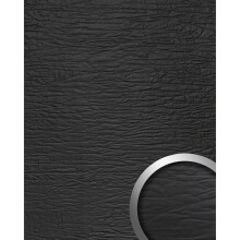 WallFace 24936 CRASHED Graphite Black Wall panel used look anthracite 2,6 m2