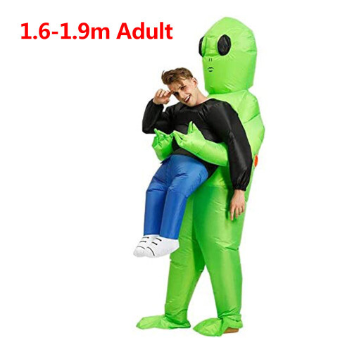 Nafukovací kostým mimozemšťan ET pro dospělé na Halloween 1