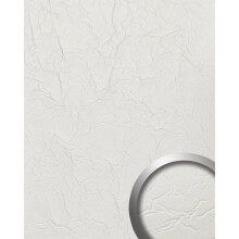 WallFace 24943 CREPA Snow White Design panelling used look matt white 2,6 m2