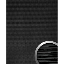 WallFace 23665 MOTION TWO MAGIC Black Wall panel high-gloss black 2,6 m2