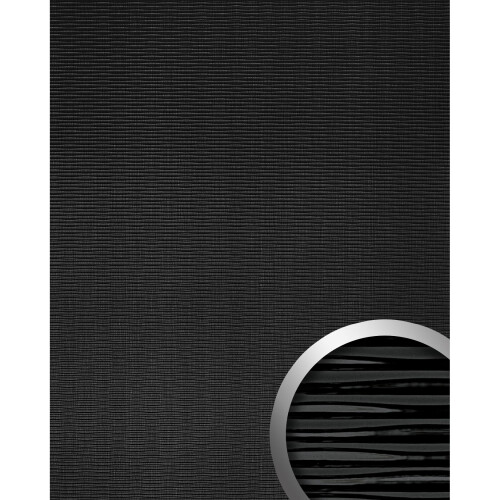 WallFace 23665 MOTION TWO MAGIC Black Wall panel high-gloss black 2,6 m2