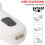 Electric Foot File, USB Rechargeable Hard Skin Remover with 3 Rollers 6