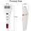 Electric Foot File, USB Rechargeable Hard Skin Remover with 3 Rollers 3