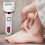 Electric Foot File, USB Rechargeable Hard Skin Remover with 3 Rollers 4