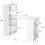 Costway 48 Inch Writing Desk Compact Computer Desk w/ 6-tier Storage Shelves 7