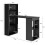 Costway Computer Desk 48inch Compact Writing Desk w/ 6-tier Storage Shelves 7