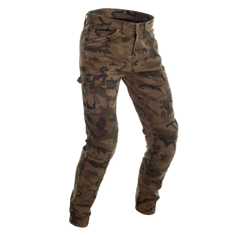 (38) Richa Apache Summer Textile Trousers Camo Brown 5415033272082