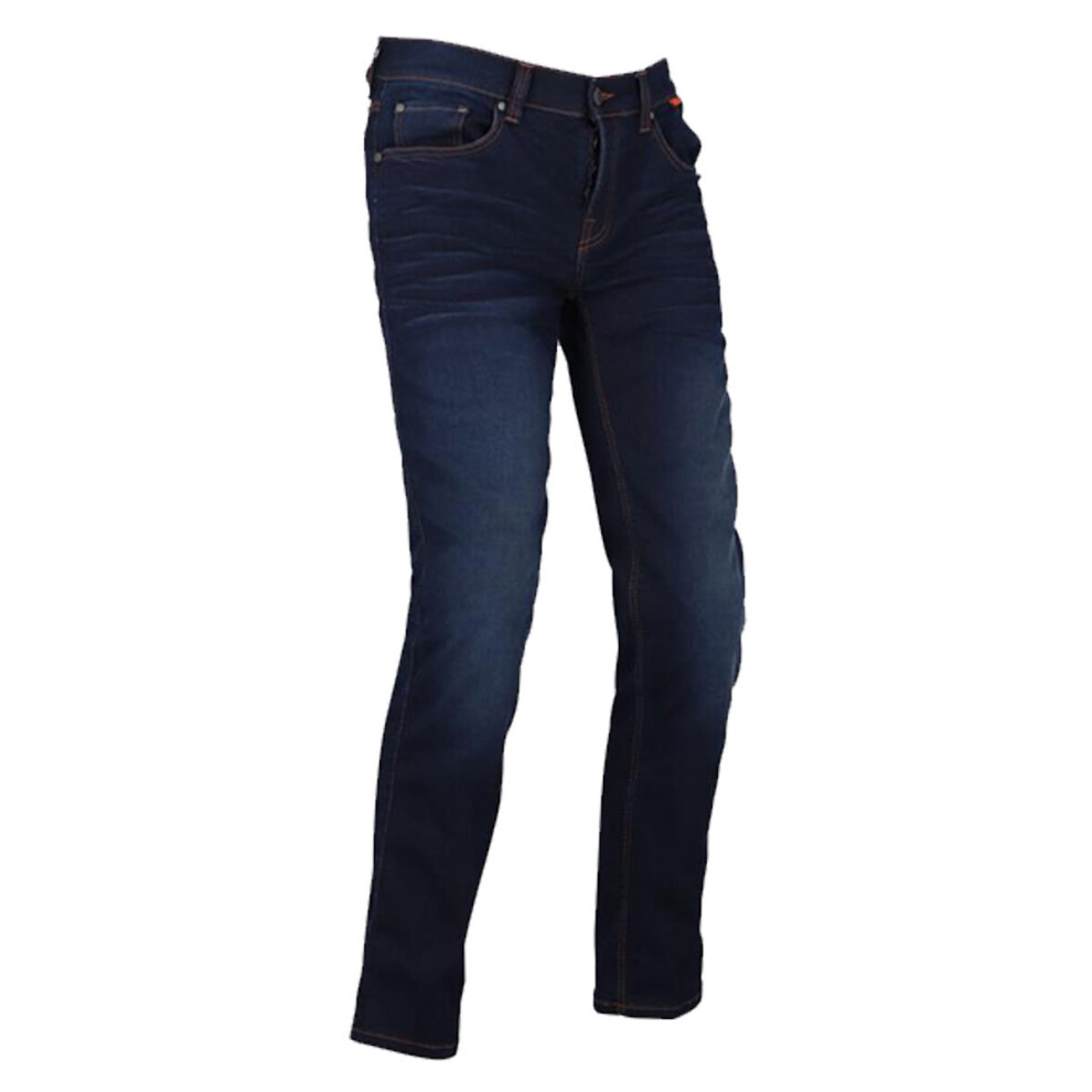 (38) Richa Classic 2 Riding Denim Jeans Washed Navy Blue 5415033281640