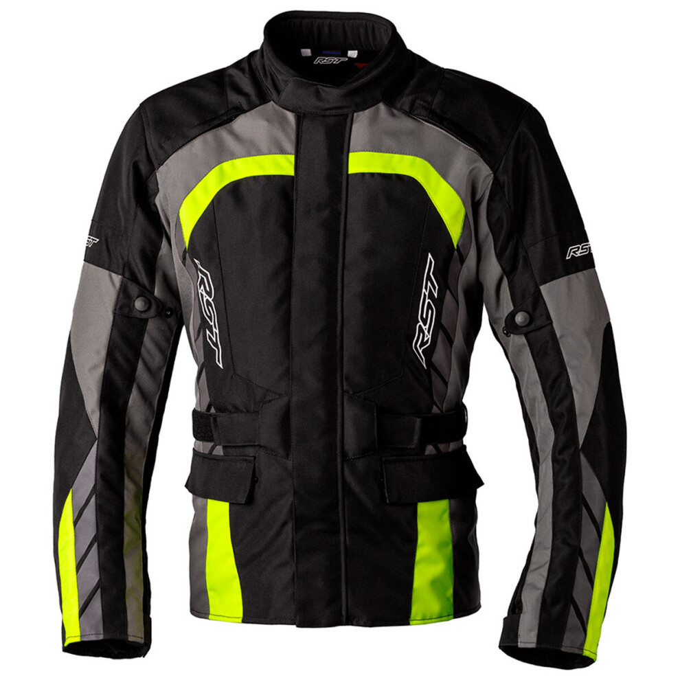 (44) RST Alpha 5 Touring Textile Jacket Fluo Yellow / Black